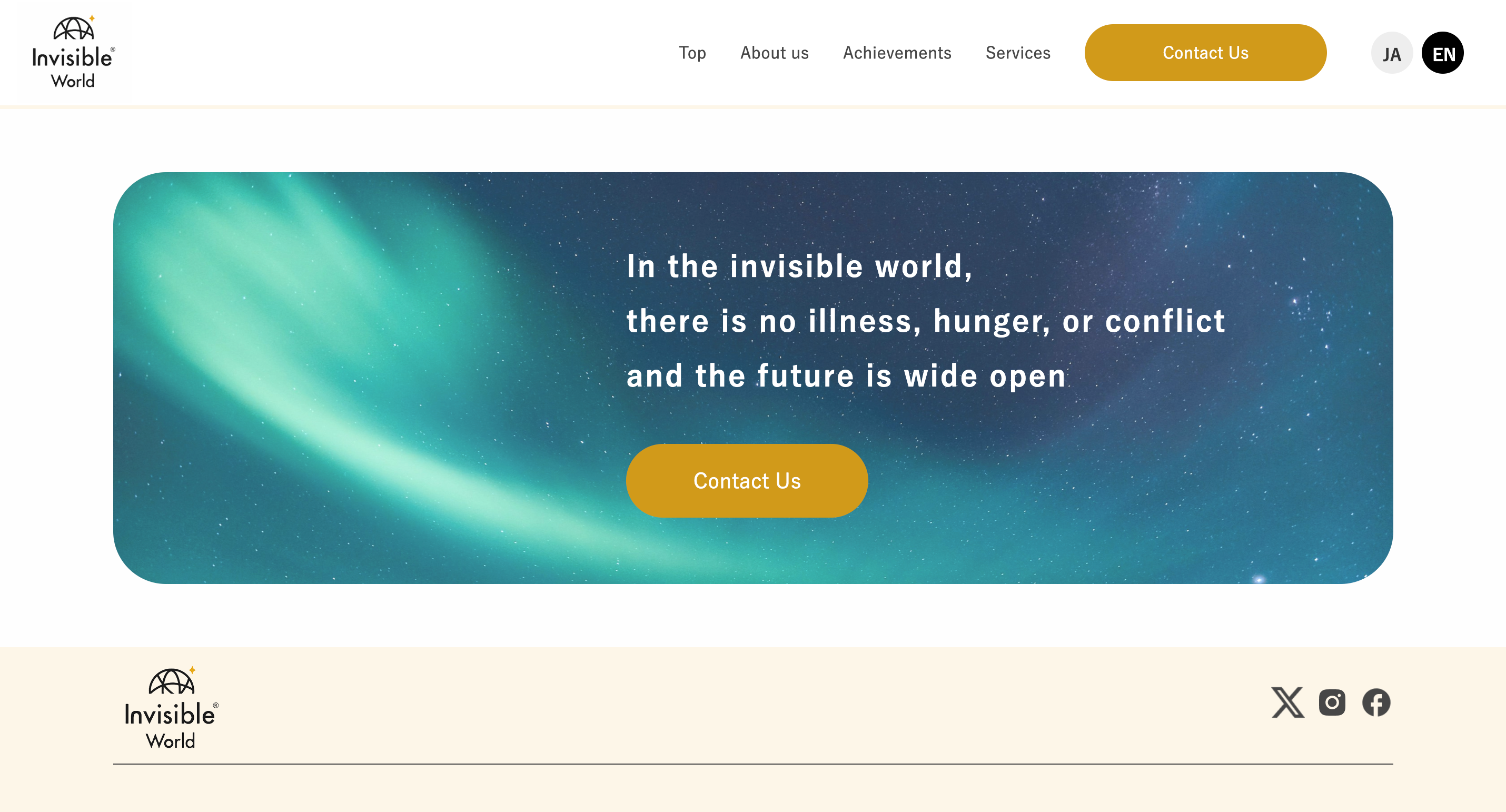 Contact page